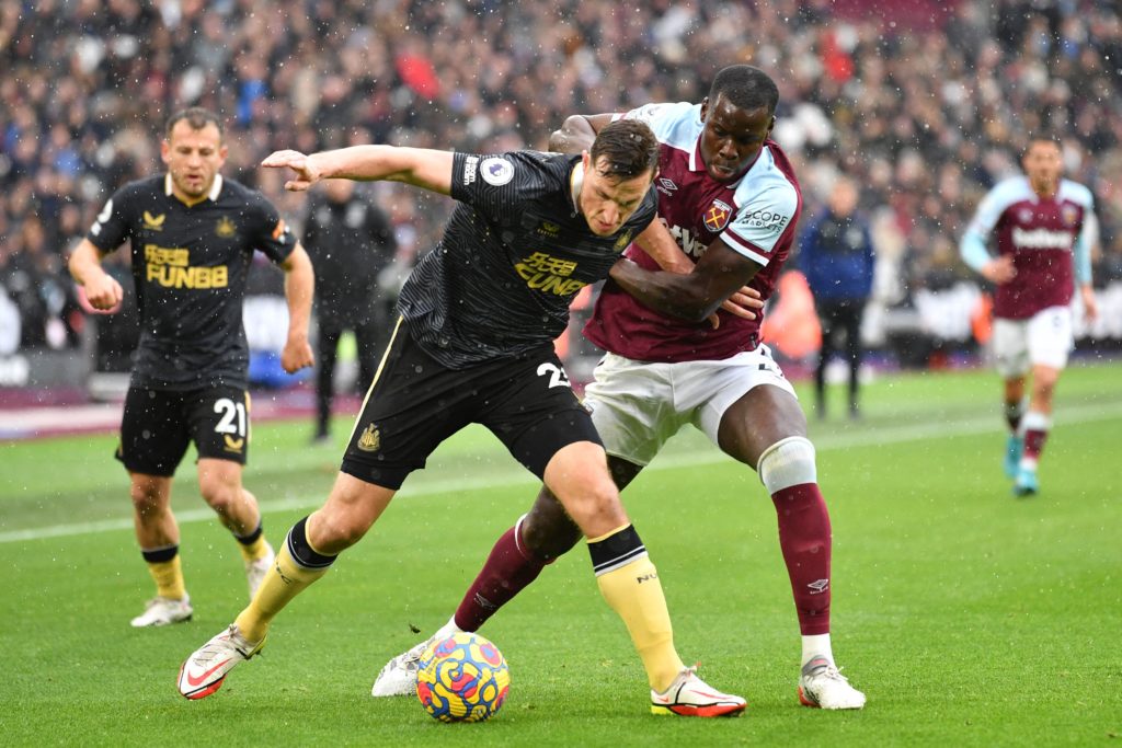 Kurt Zouma Taunted By Newcastle United Fans As West Ham United