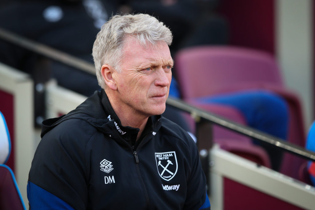 West Ham United boss David Moyes applauds the fans after our win over Wolves