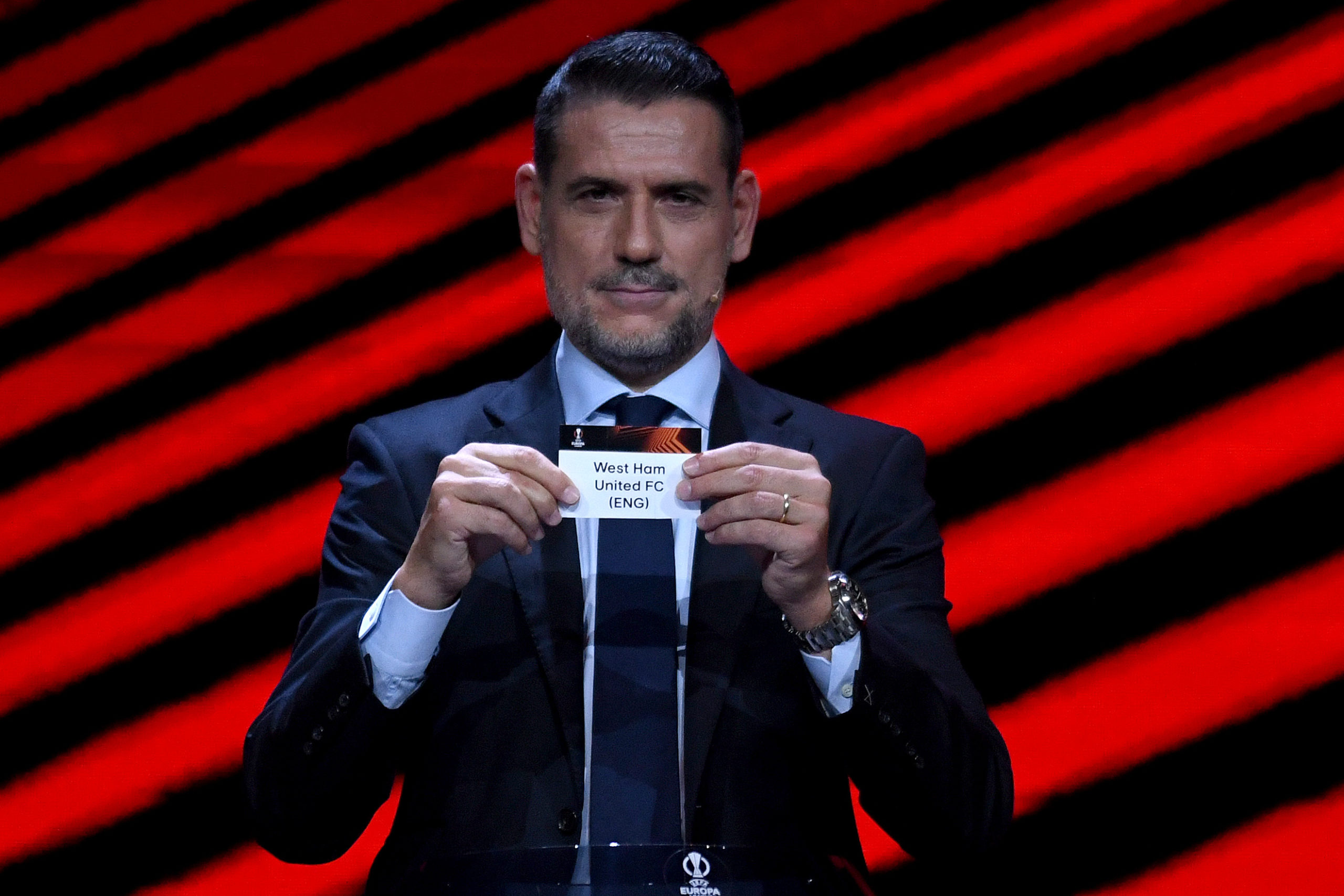 West Ham were in the hat for the UEFA Europa League Last 16 draw this morning