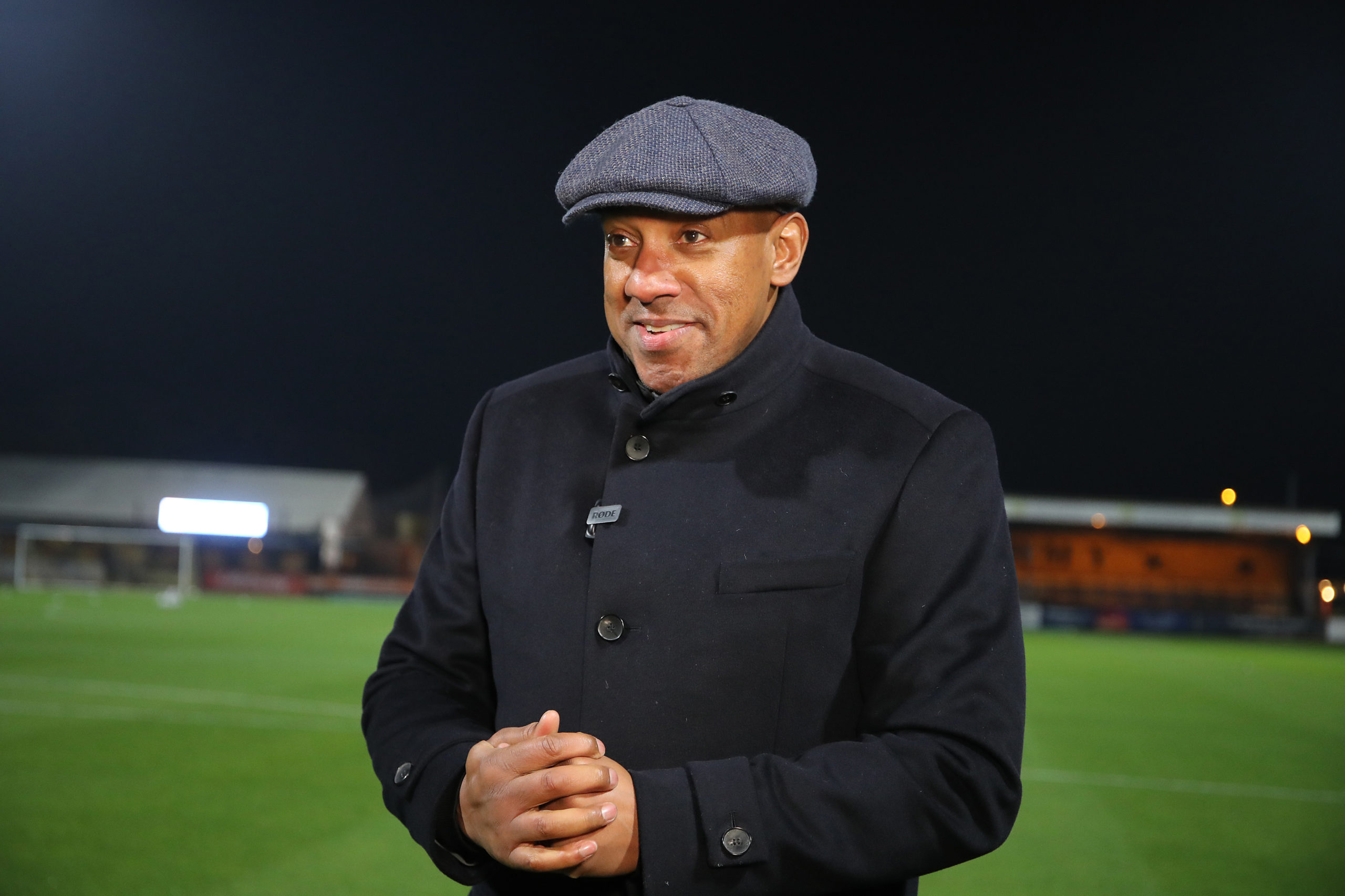 Dion Dublin was commentating today during the FA Cup clash between Kidderminster and West Ham United
