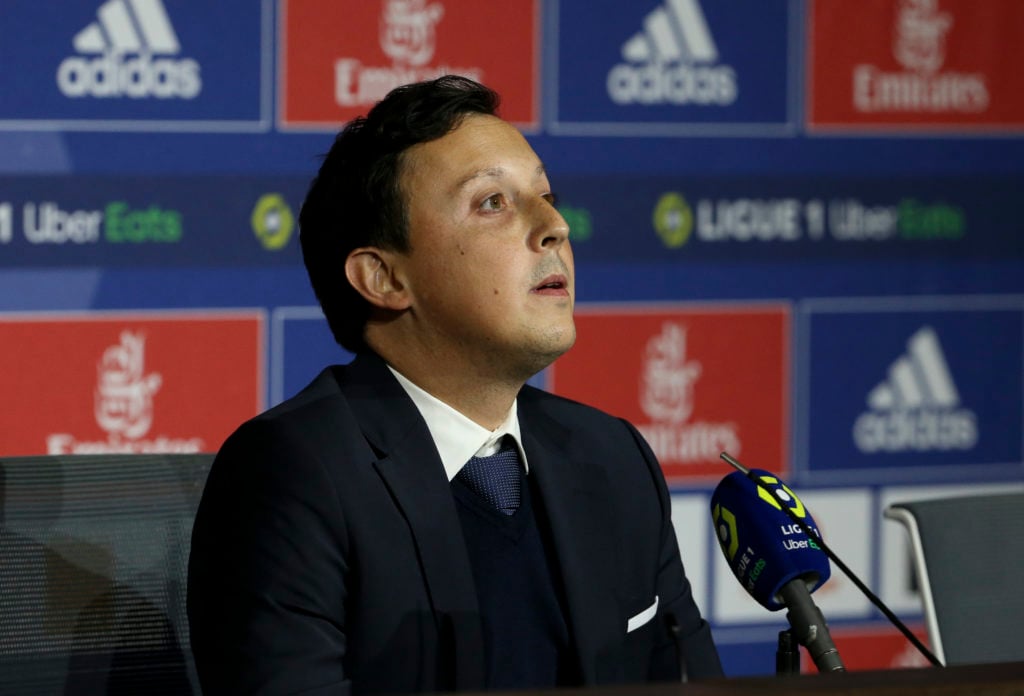 Olympique de Marseille president Pablo Longoria