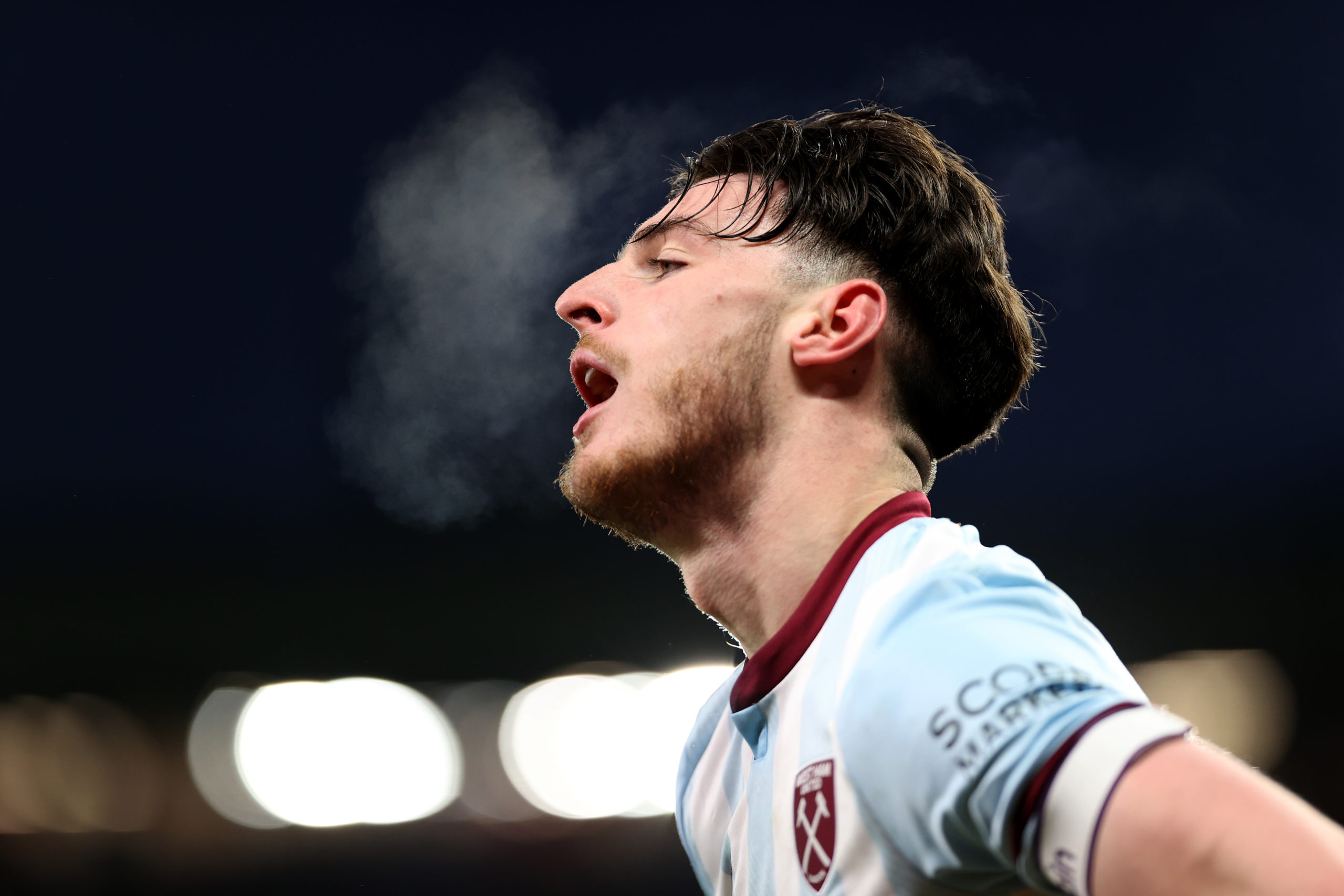 Declan Rice pictured back in West Ham training after disastrous transfer window
