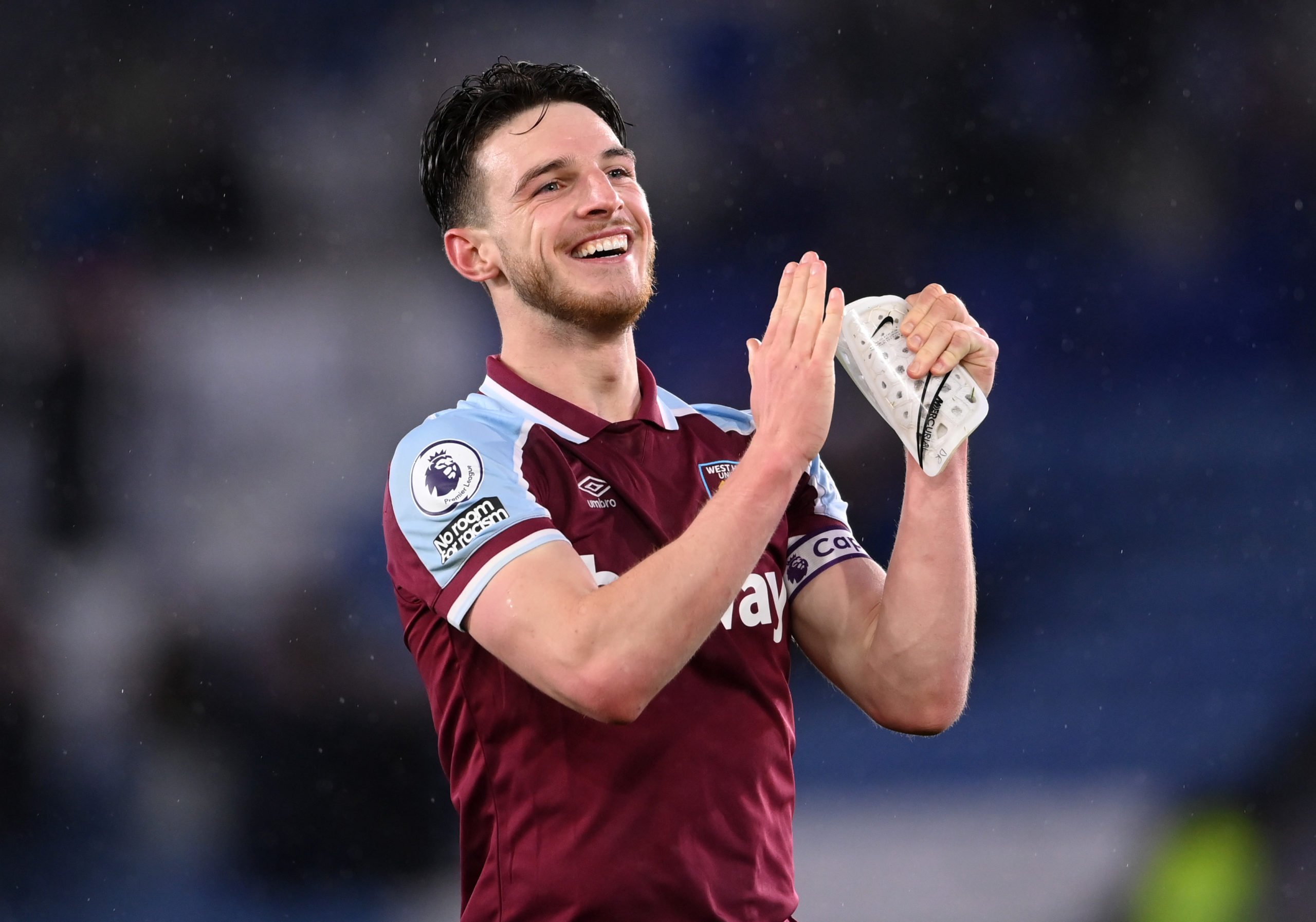 Fan was so starstruck meeting West Ham and England ace Declan Rice at petrol station he forgot to fill up