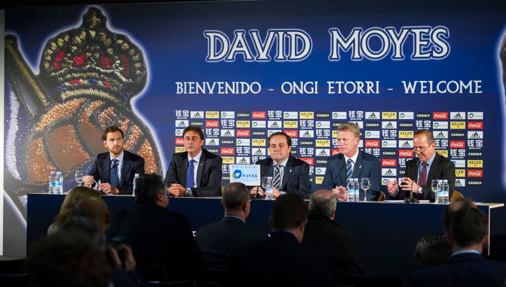 David Moyes Unveiled As New Real Sociedad Manager
