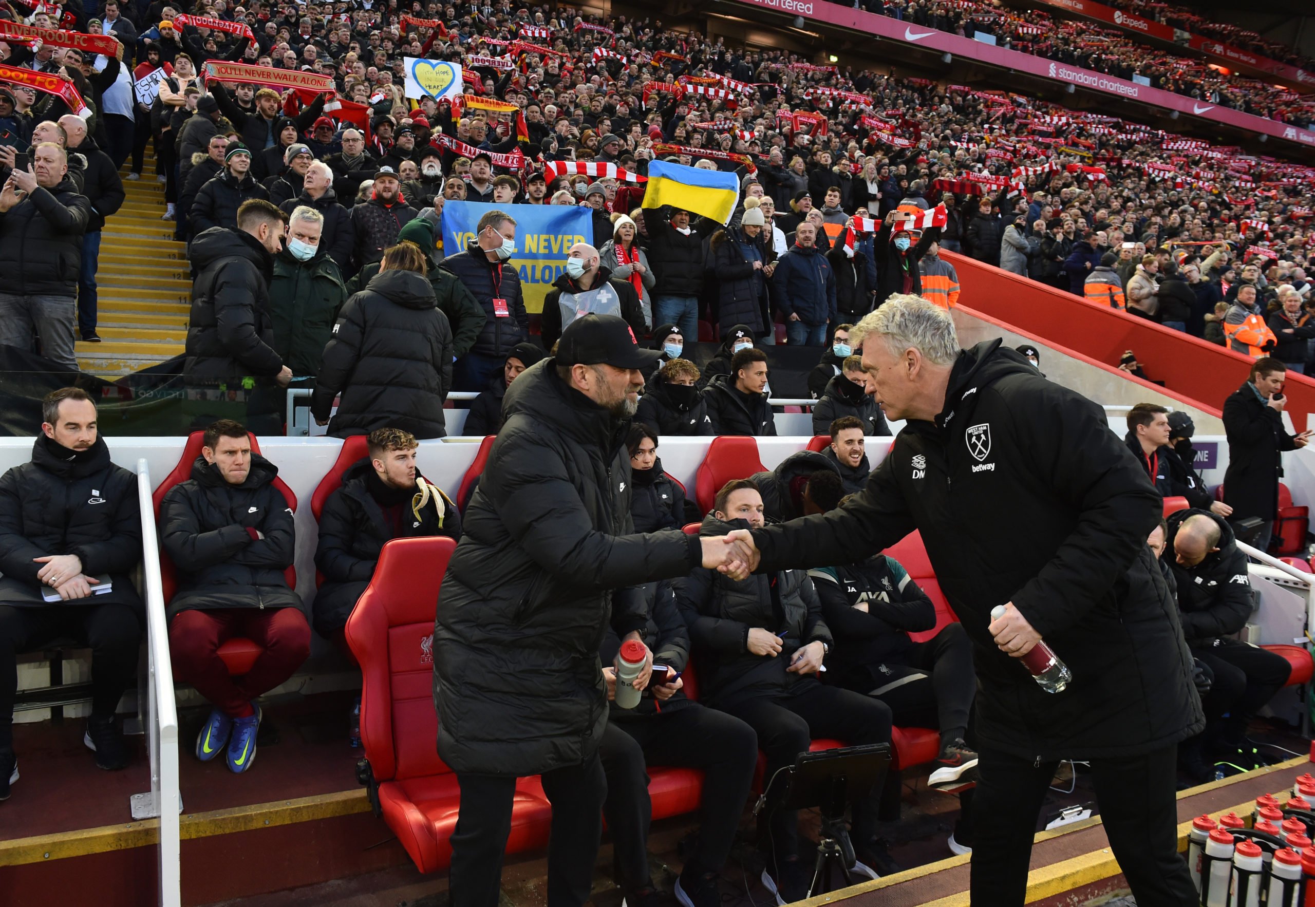 David Moyes admits he asked Jurgen Klopp for advice before West Ham played Liverpool last night