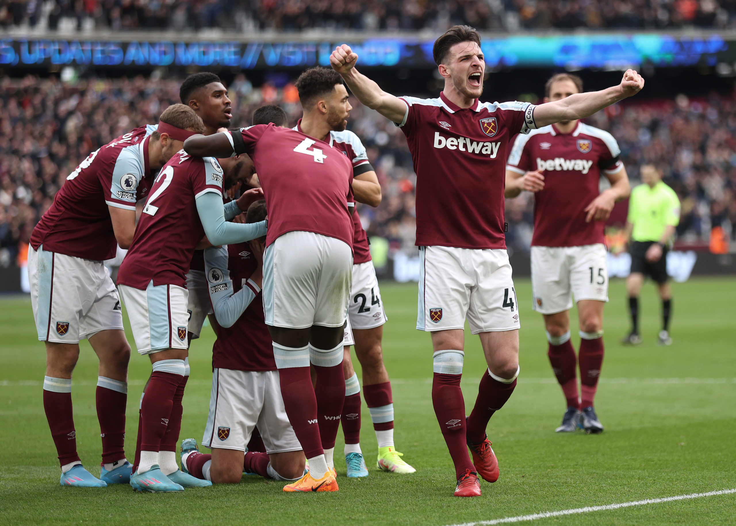 'Brilliant': Declan Rice says one West Ham player has really stepped up recently