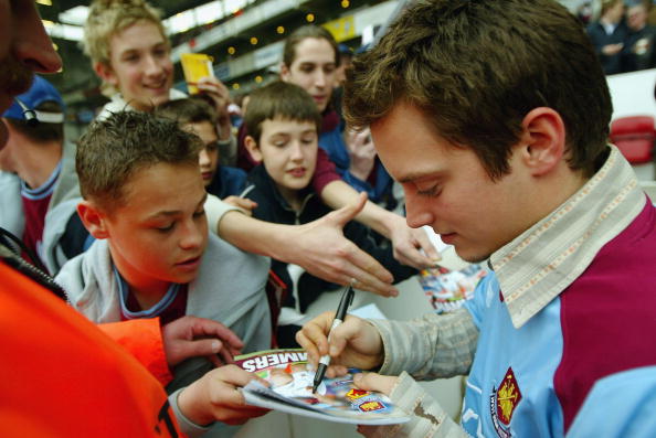 UK: Elijah Wood At West Ham v Watford Match