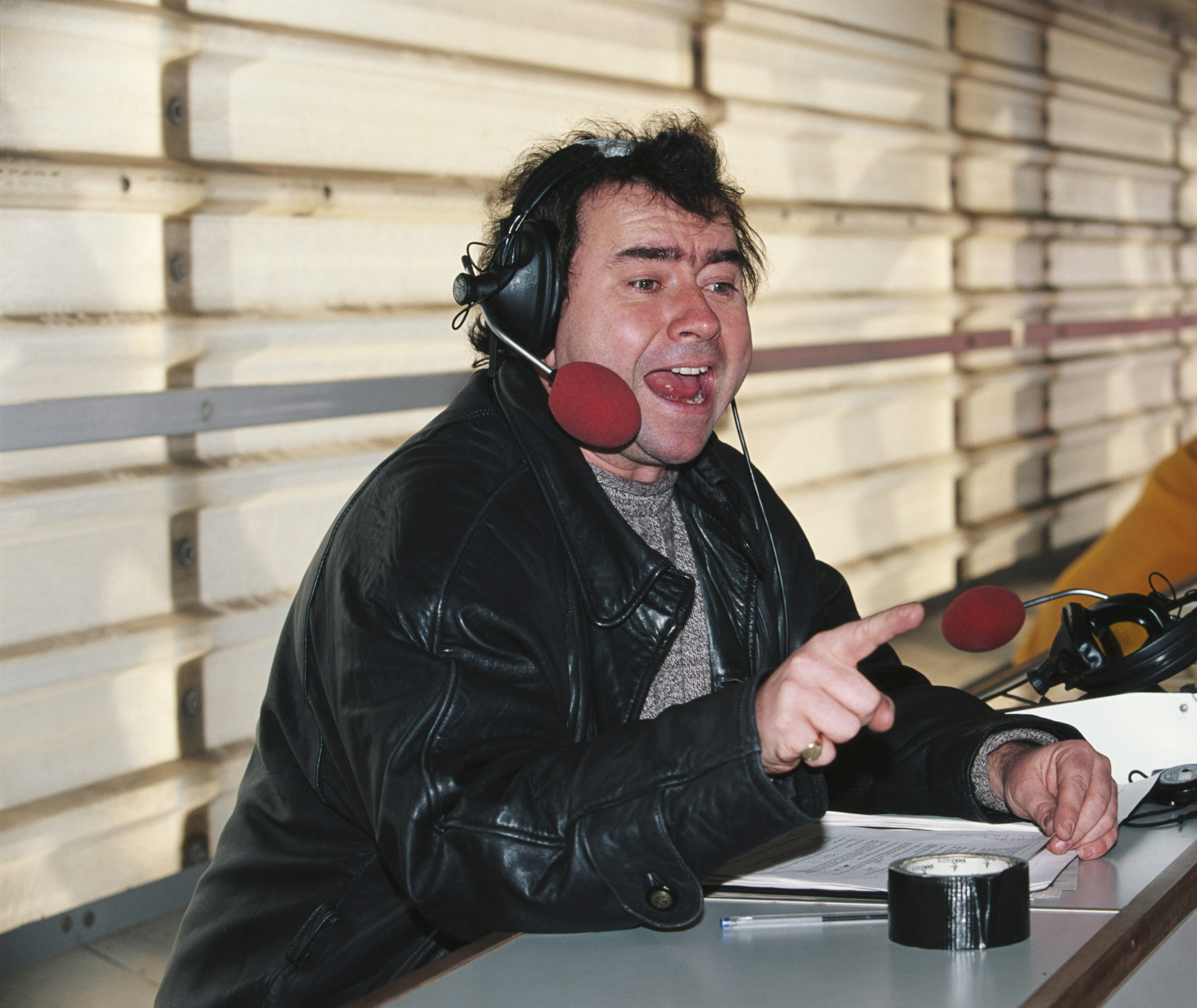 BBC Radio and Television commentator Jonathan Pearce 1997