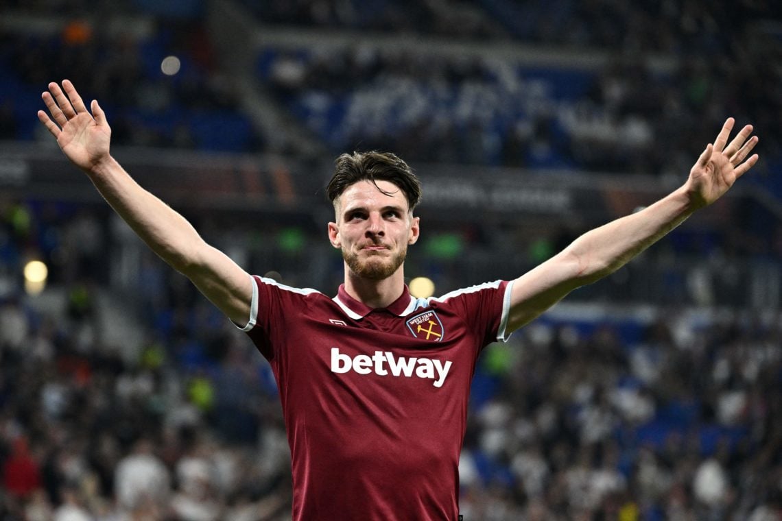 Declan Rice says something West Ham fans did just before Lyon kick-off was 'spine-tingling'