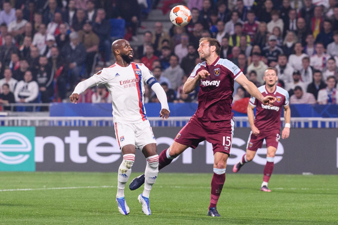 Photo: Iconic Issa Diop moment captured after Lyon striker Moussa Dembele was taught a valuable lesson