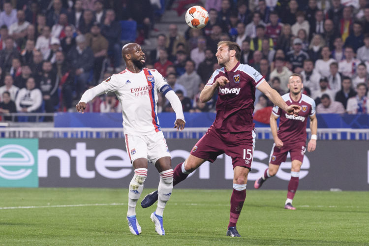Photo: Iconic Issa Diop moment captured after Lyon striker Moussa Dembele was taught a valuable lesson