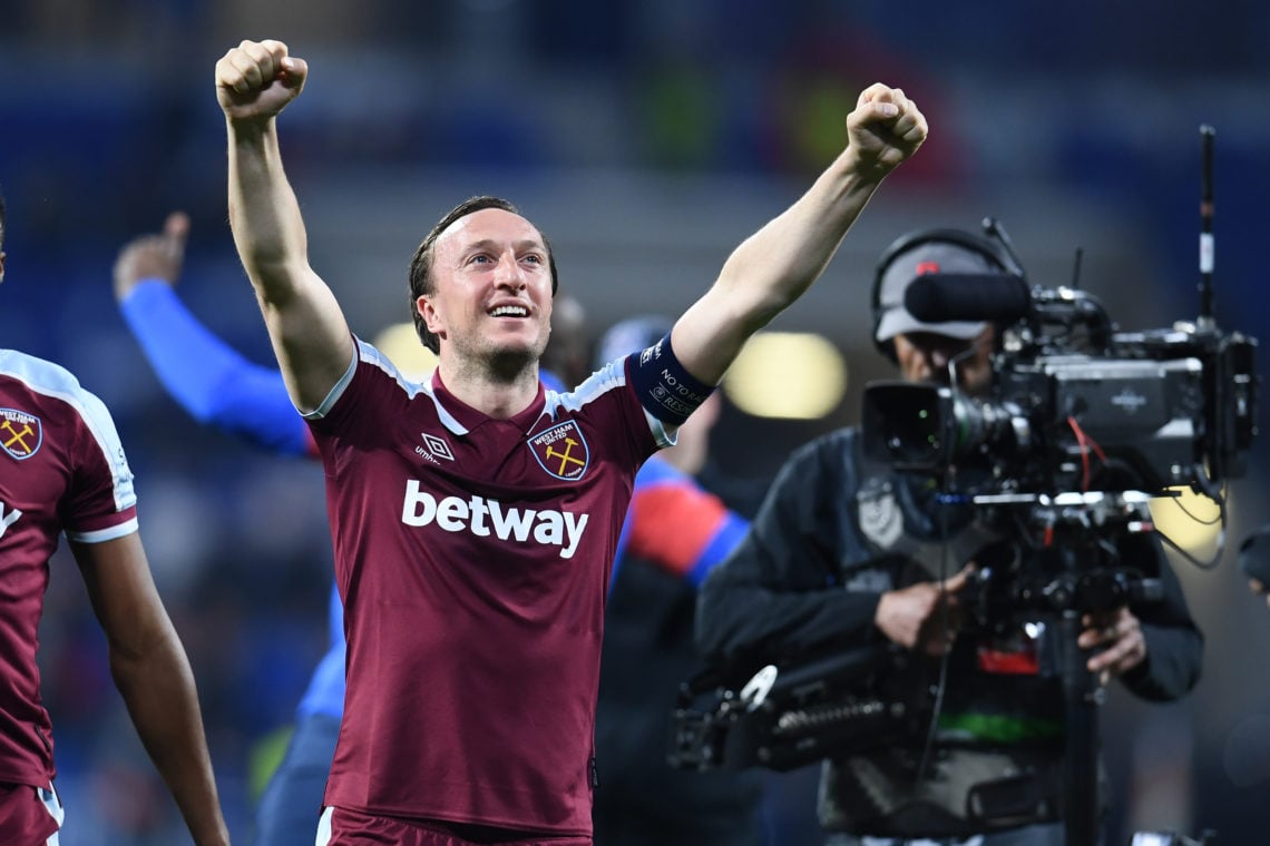 Photo: Mark Noble snap in dressing room after 3-0 win against Lyon will get West Ham fans all emotional
