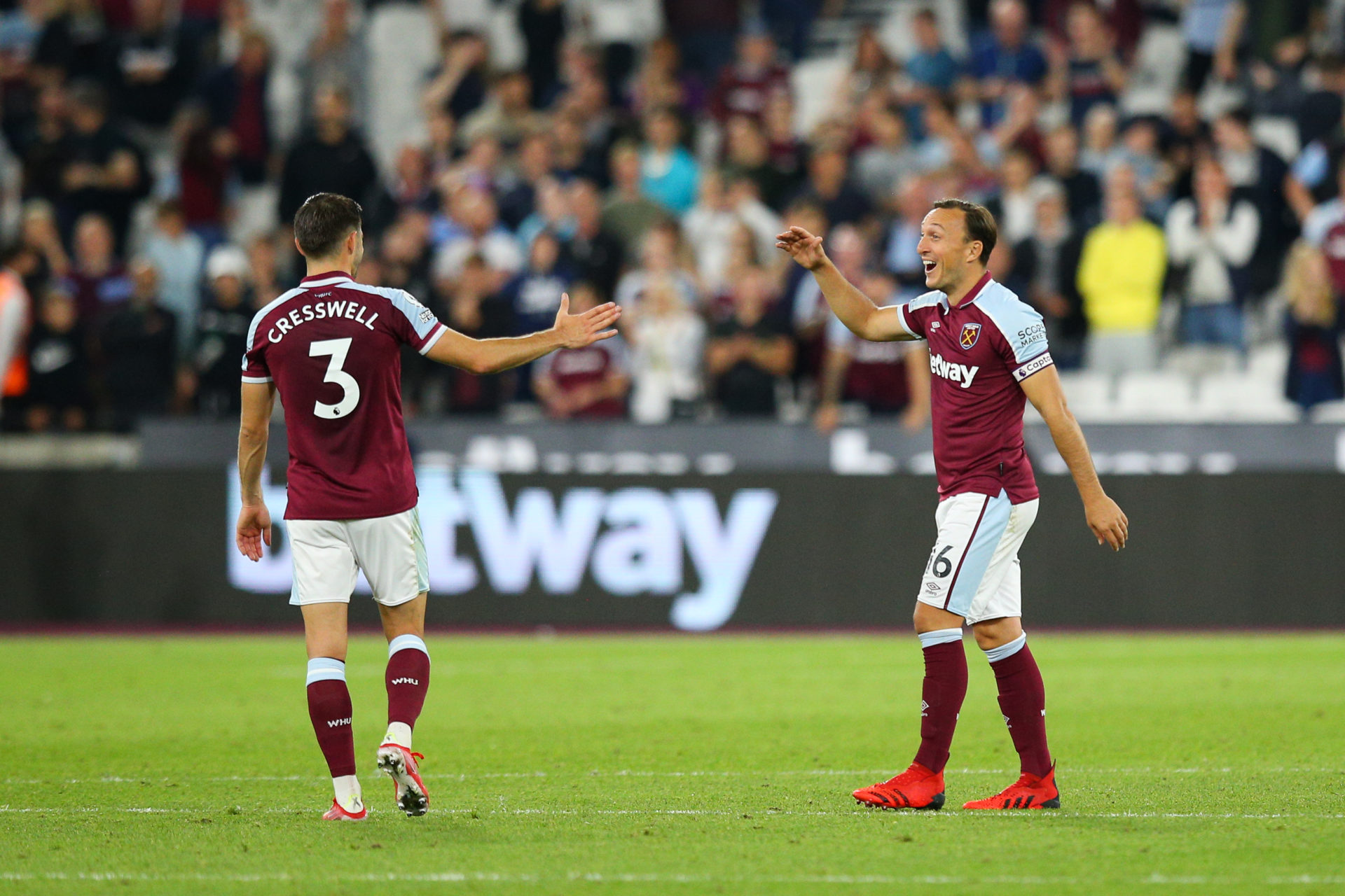Mark Noble has absolutely raved about West Ham ace Aaron Cresswell