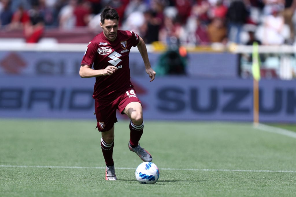 Josip Brekalo of Torino Fc in action during the Serie A