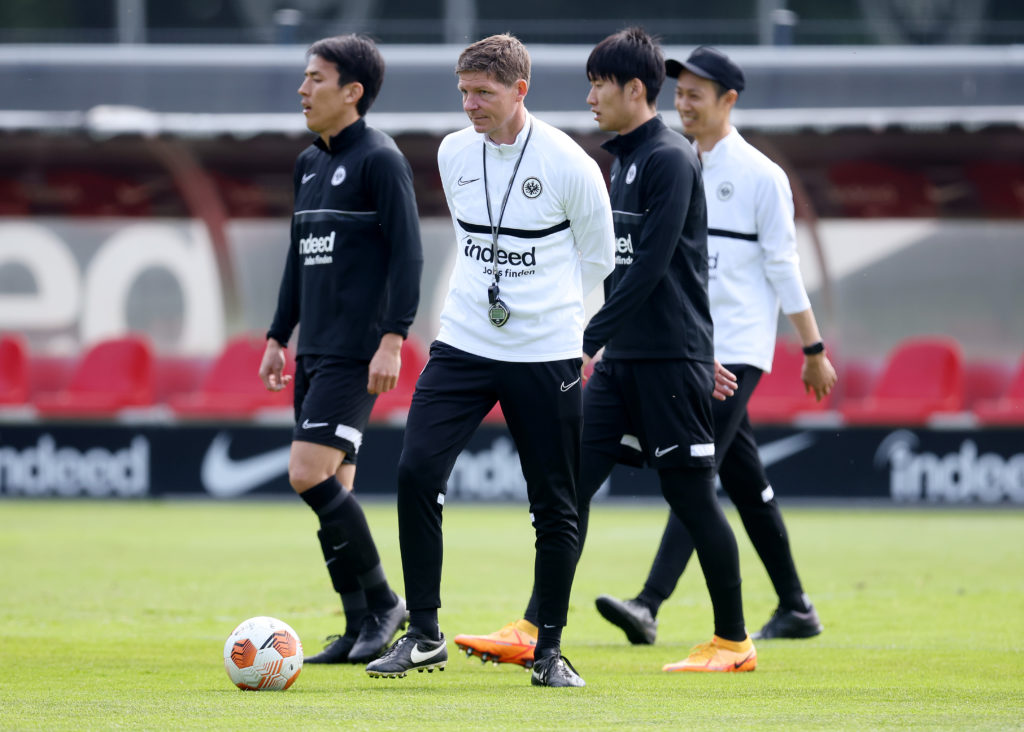 Eintracht Frankfurt Training And Press Conference
