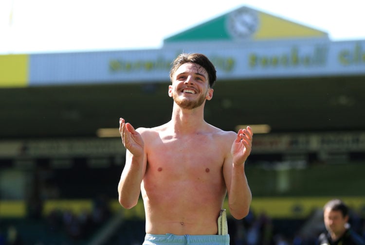 Declan Rice posts four-word Twitter message after West Ham beat Norwich 4-0