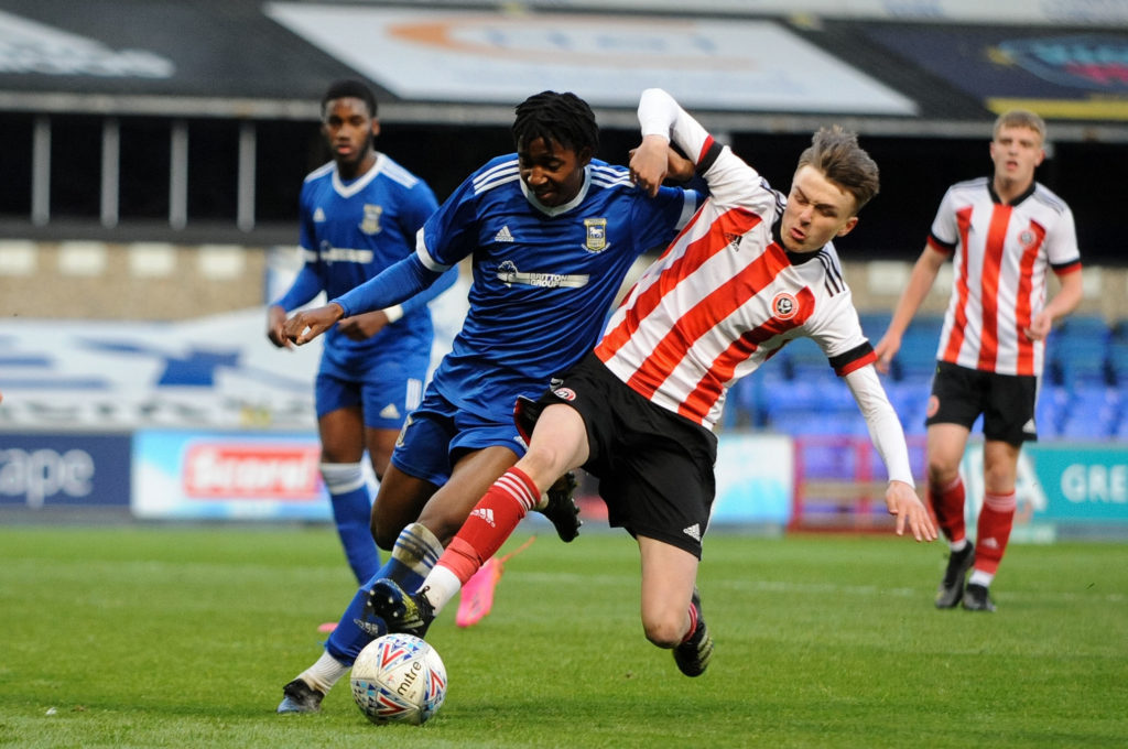 Ipswich Town v Sheffield United - FA Youth Cup Quarter Final