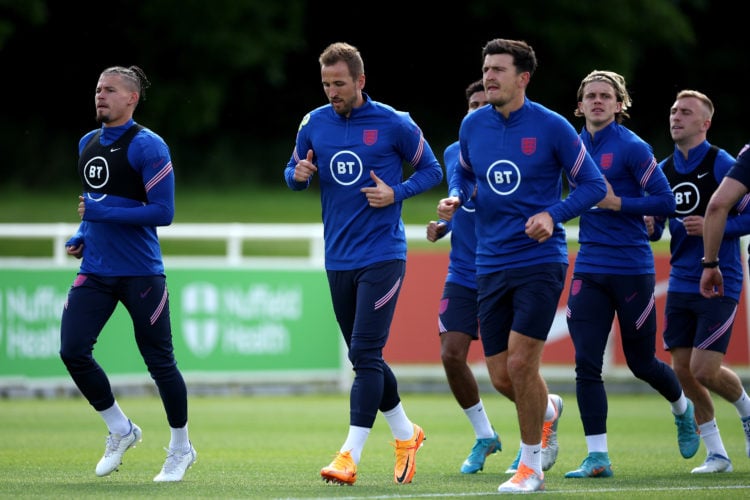 Video shows West Ham star Jarrod Bowen and Spurs striker Harry Kane link up in England training to devastating effect