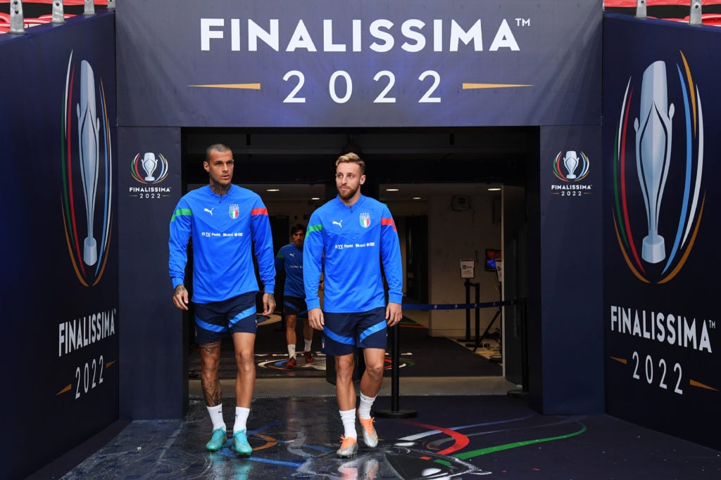 Italy Training Session And Press Conference - Finalissima 2022