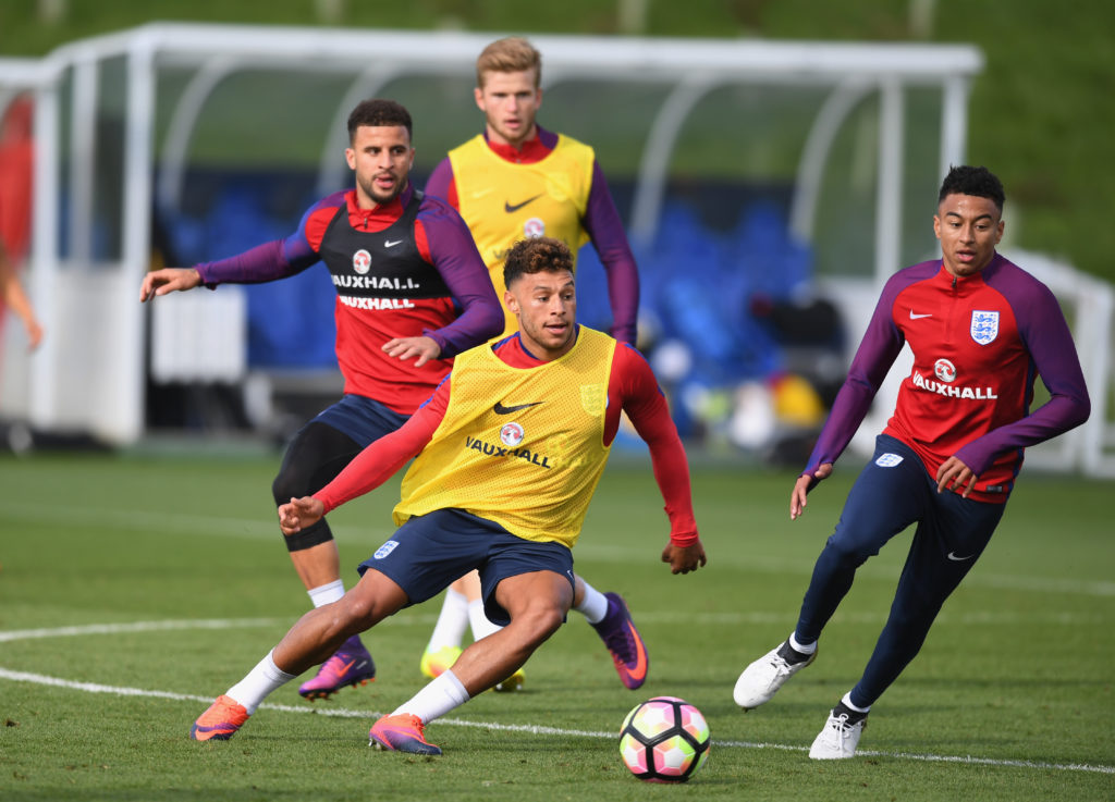 England Press Conference and Training