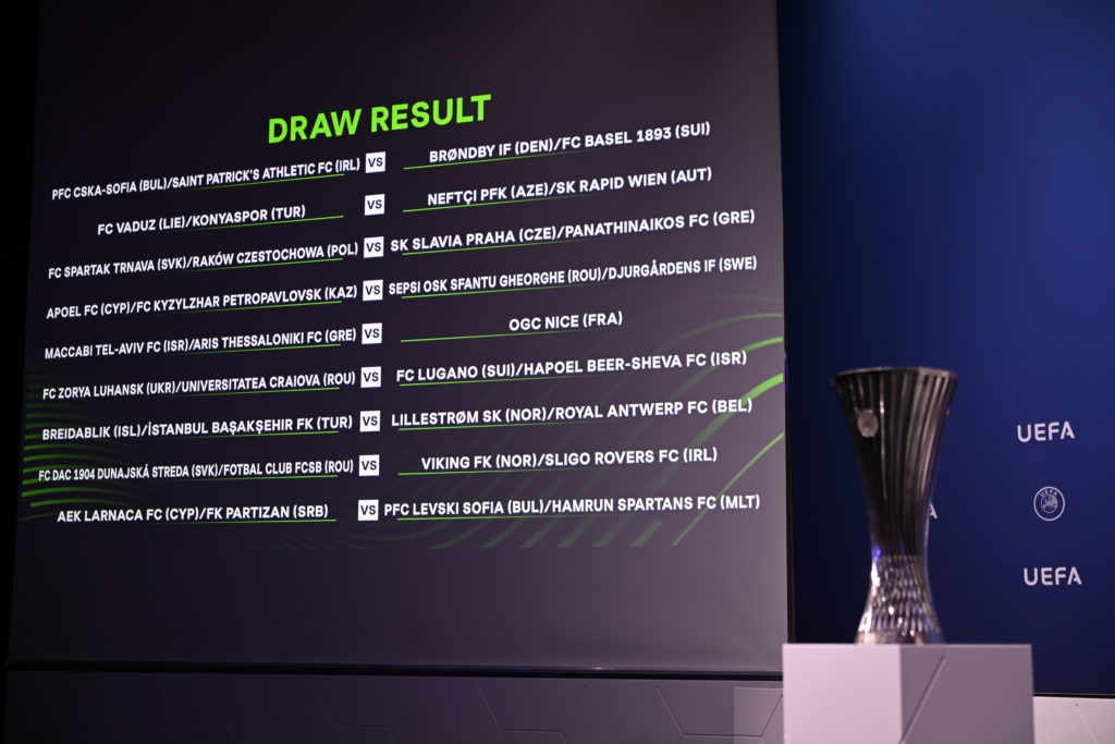 UEFA Europa Conference League 2022/23 Play-offs Round Draw