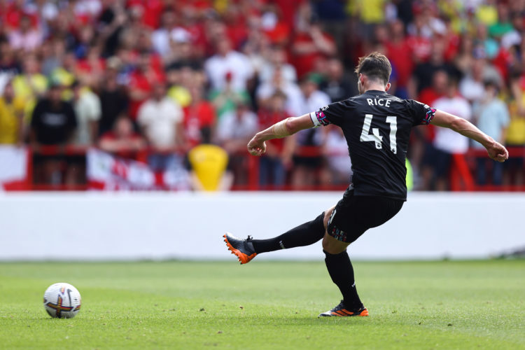 Declan Rice posts tweet after missing penalty for West Ham against Nottingham Forest