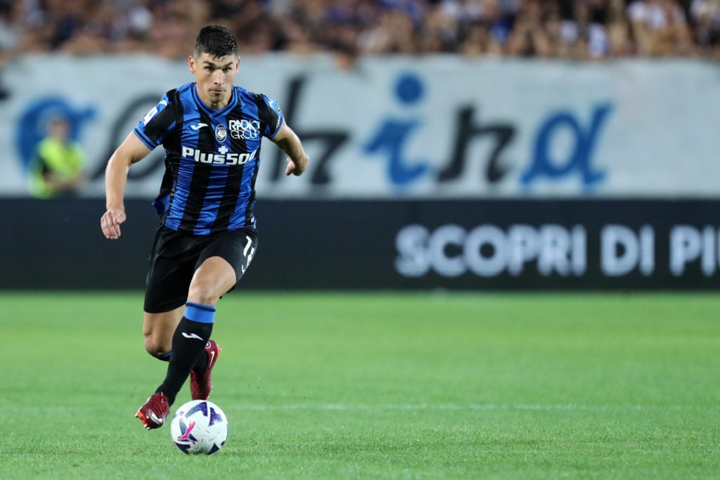 Ruslan Malinovskyi of Atalanta Bc in action during the Serie