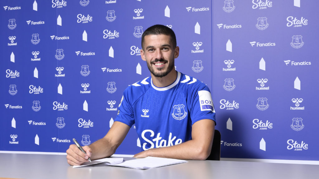 Everton Unveil New Signing Conor Coady