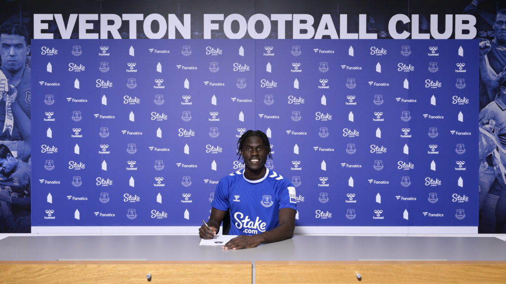 Everton Unveil New Signing Amadou Onana