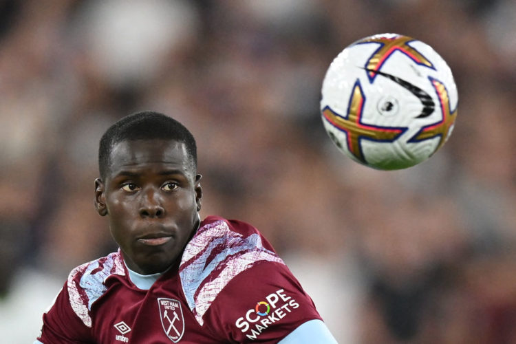 Reporter voices concern over West Ham star Kurt Zouma after what he saw at the end of the Everton defeat