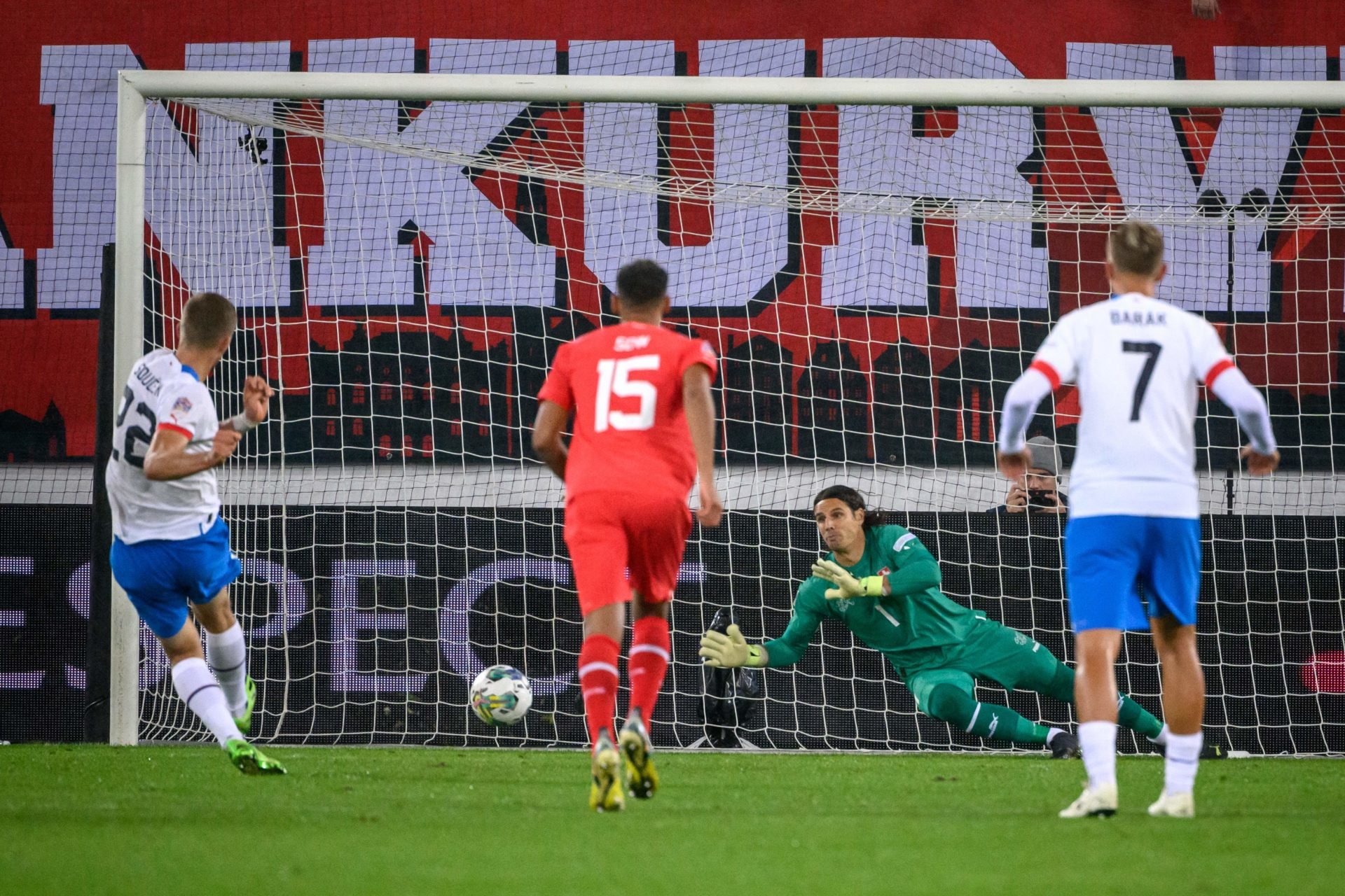 Czech Republic's West Ham midfielder Tomas Soucek has endured a nightmare international break