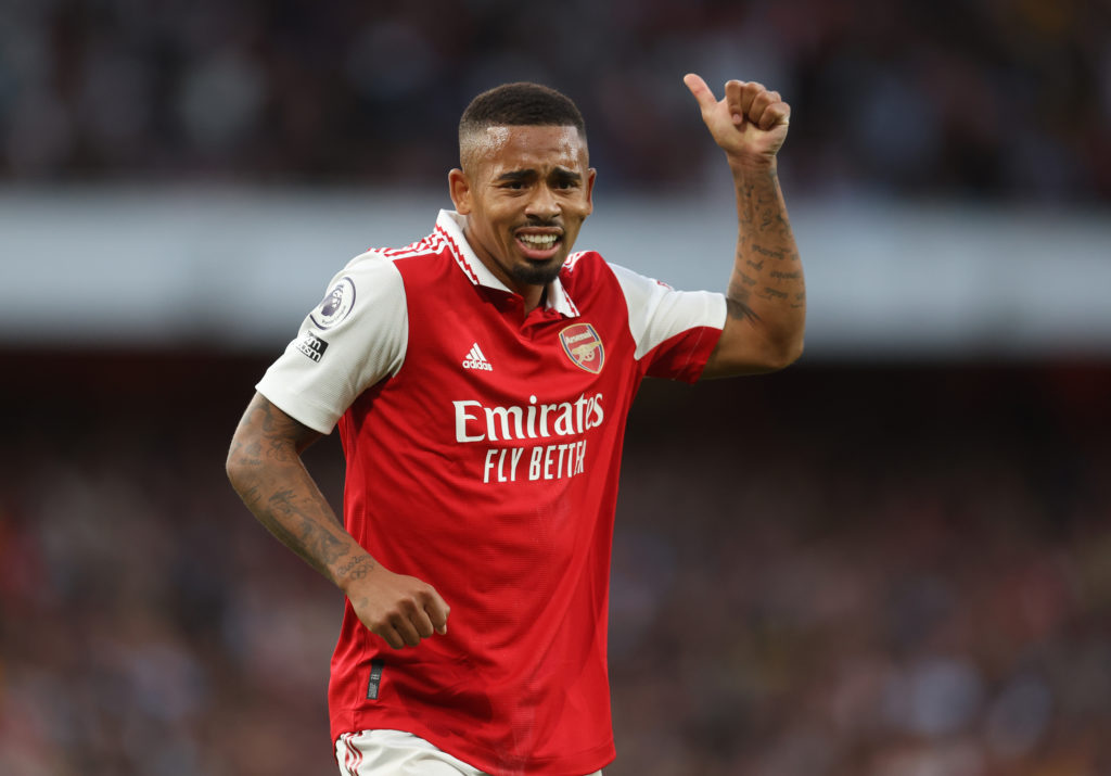 Gabriel Jesus during Arsenal FC v Aston Villa - Premier League