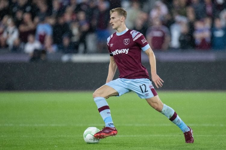 West Ham have just dropped a big hint over Flynn Downes ahead of European clash with heavy focus on midfielder in training video