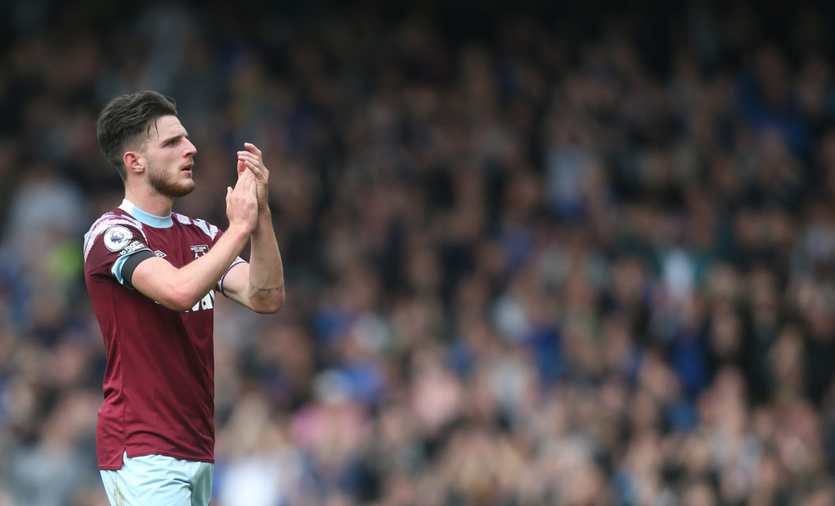 West Ham fans will absolutely love what Declan Rice was captured on video doing in the middle of Anderlecht today