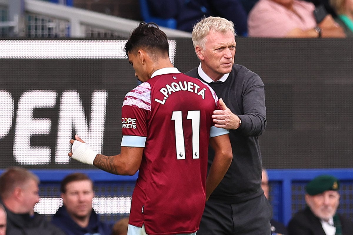 West Ham boss David Moyes needs to have a word with himself after baffling Lucas Paqueta comment