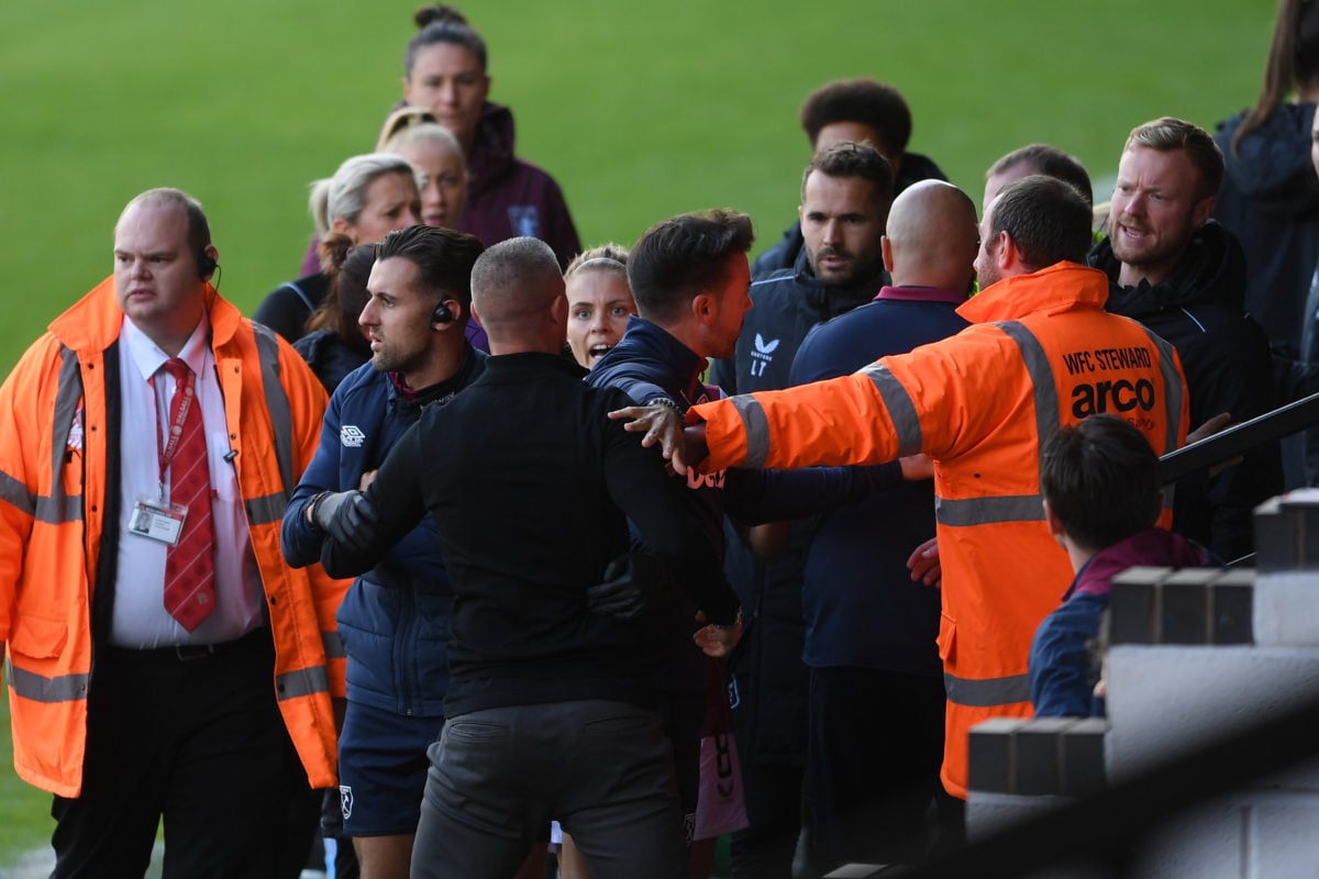 West Ham women boss Paul Konchesky tells his side of the story after being sent off amid shocking scenes against Aston Villa