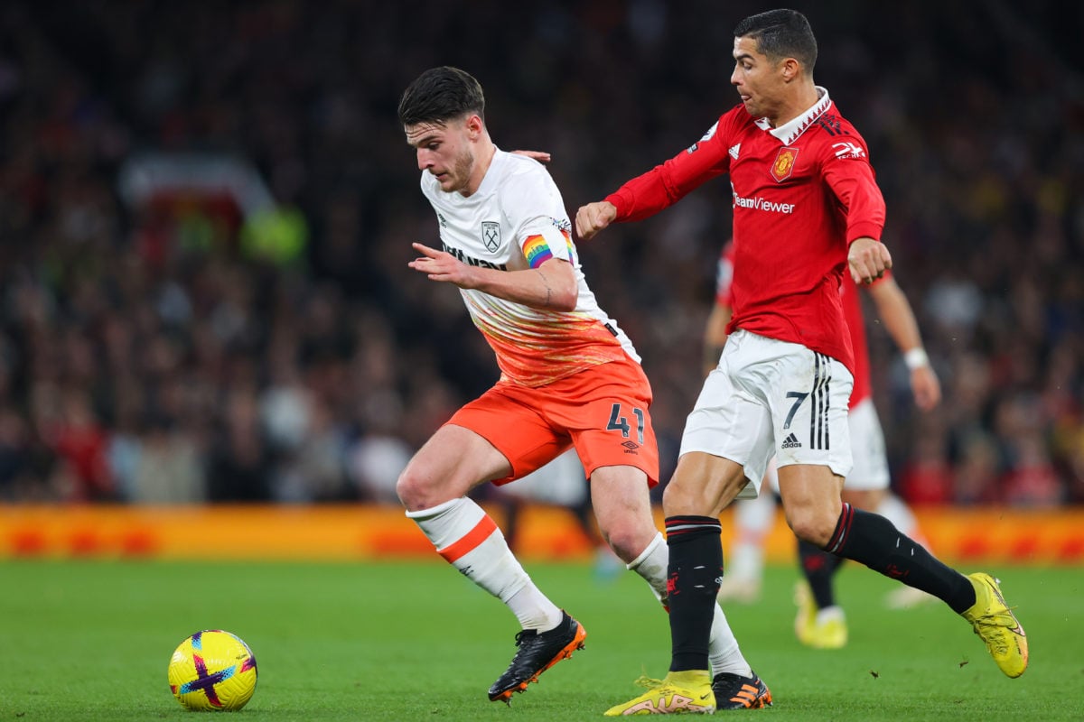 West Ham coach says Man United were 'bang average' and hails Declan Rice as the best player on the pitch