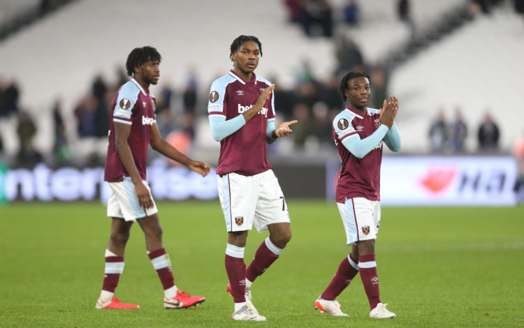 Why is Jamal Baptiste not in the West Ham squad for FCSB Europa Conference League clash?