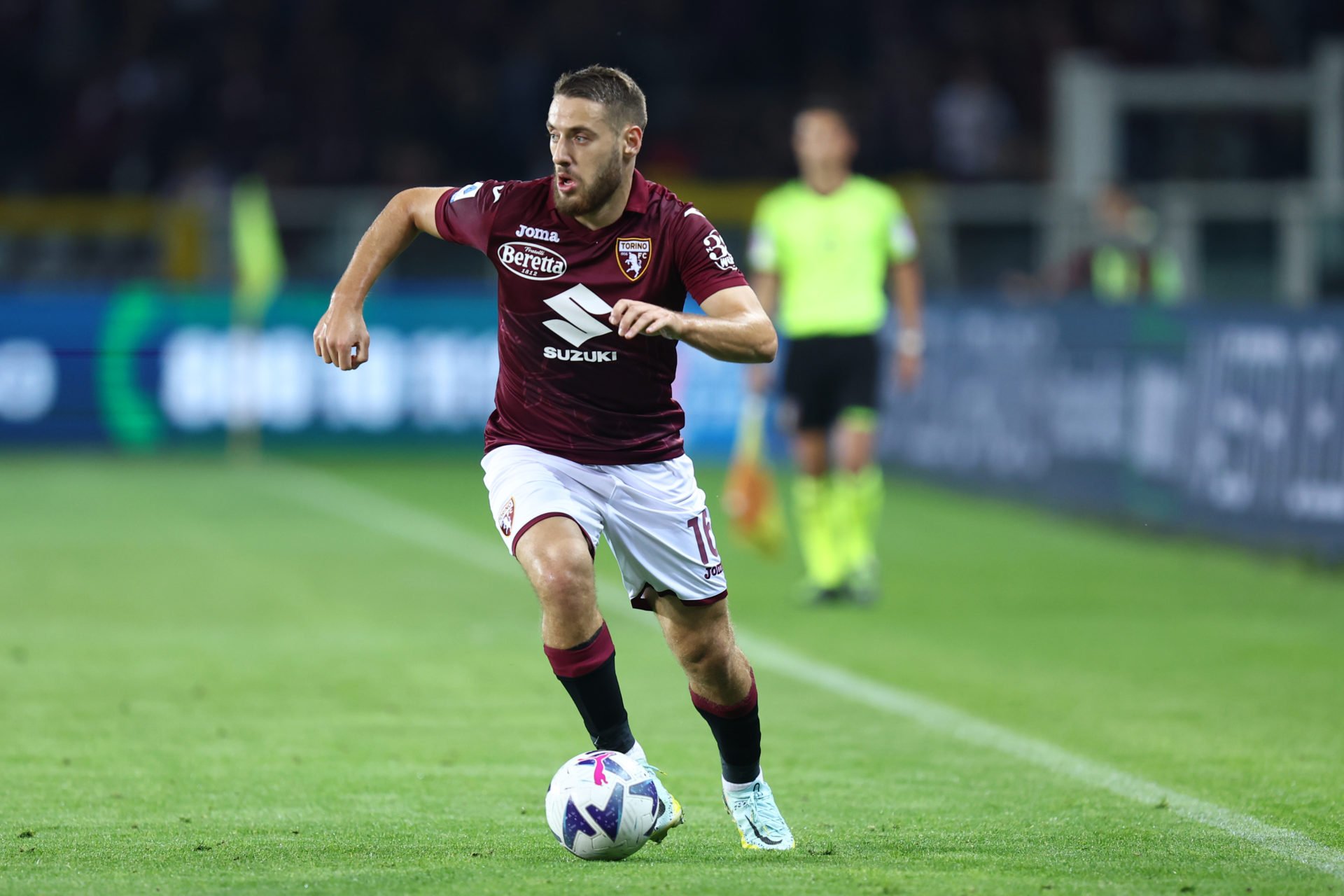 Nikola Vlasic of Torino Fc in action during the Serie A