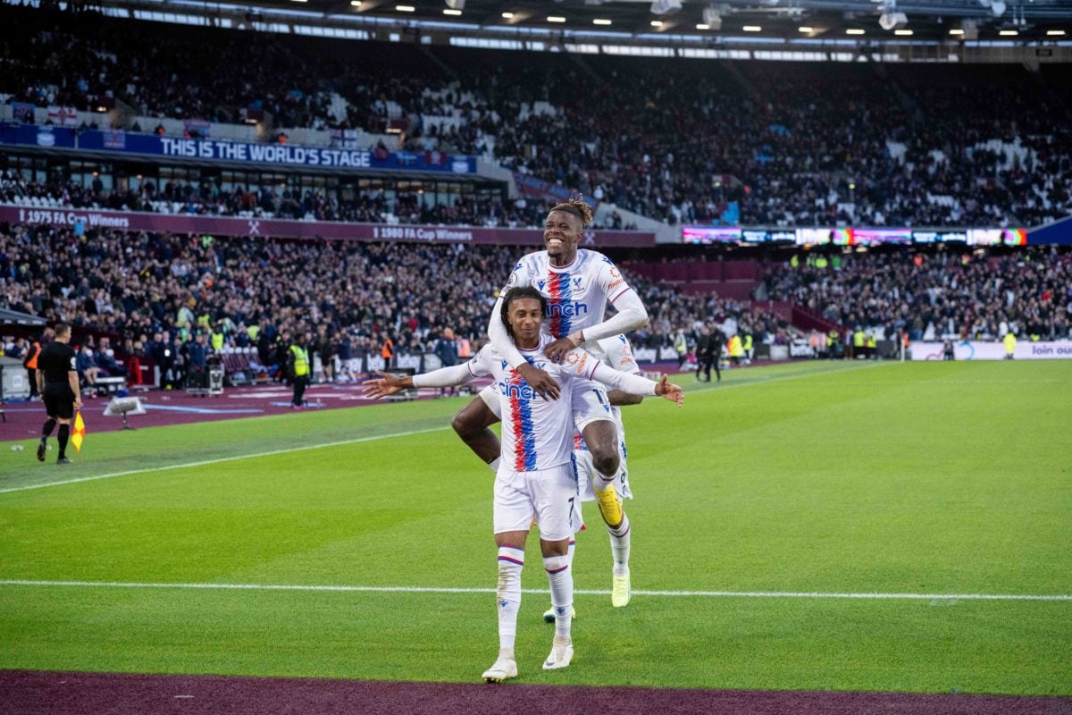West Ham striker Thierry Nevers posts picture of Crystal Palace star celebrating his winner over Hammers complete with love hearts