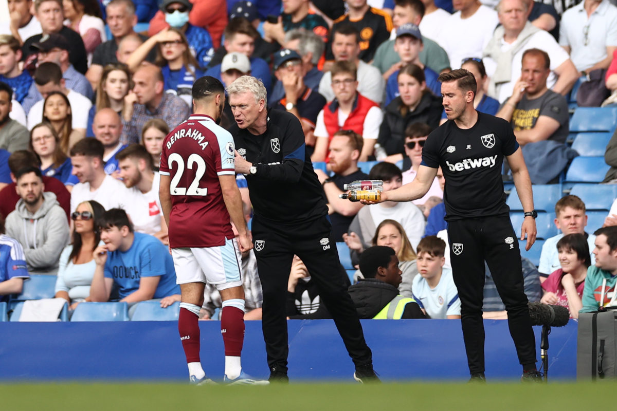 Said Benrahma knew what was coming before David Moyes subbed him off during West Ham vs Crystal Palace, and new video proves it