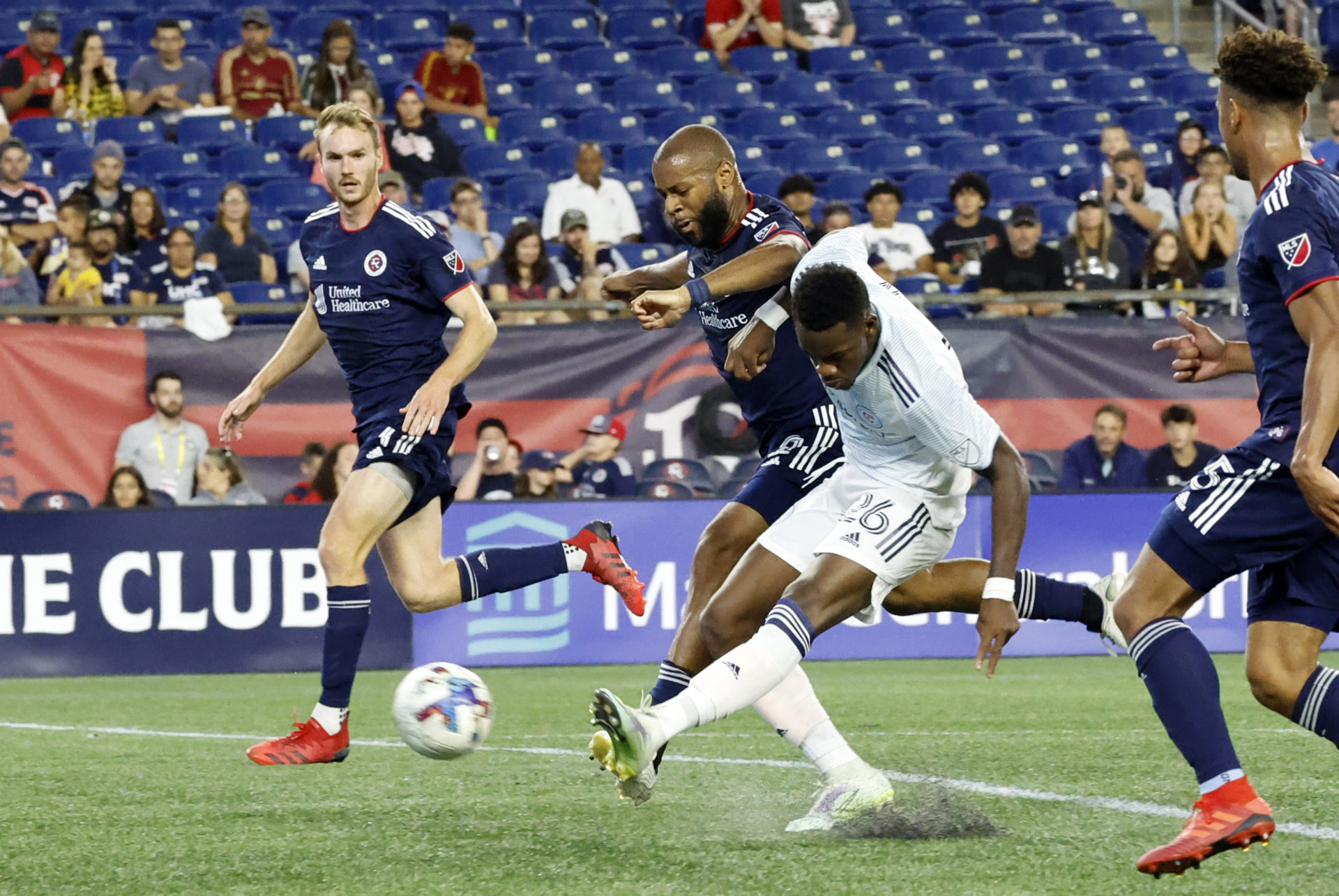 SOCCER: AUG 31 MLS - Chicago Fire at New England Revolution