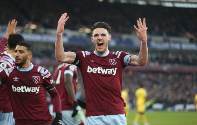 Fans will love what Declan Rice and duo did as they left the pitch after vital West Ham win over Everton