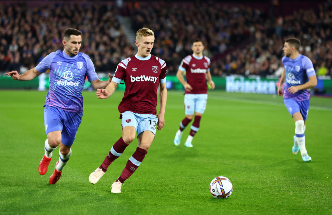 Flynn Downes was sensational for West Ham against Derby and made Moyes look like a fool