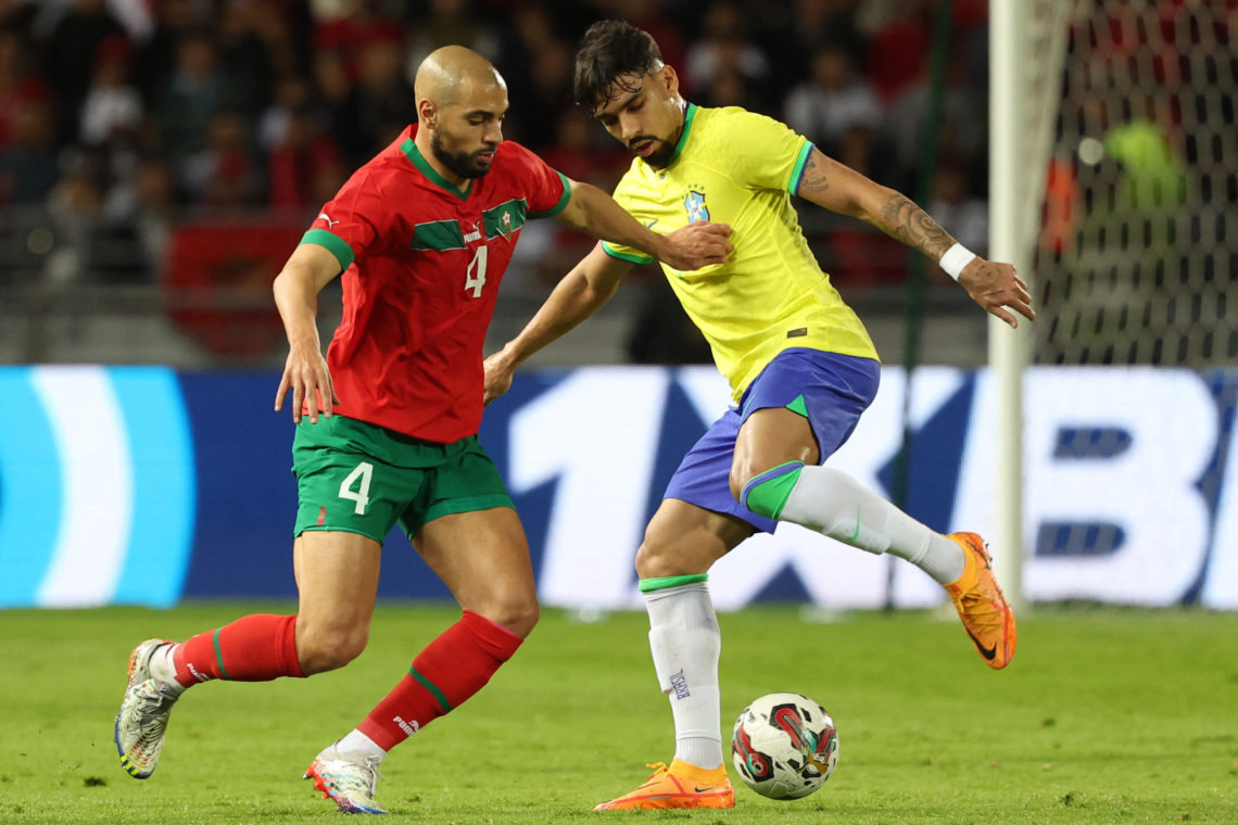 £81m West Ham duo unscathed as Lucas Paqueta gets assist in Brazil loss to Nayef Aguerd's Morocco