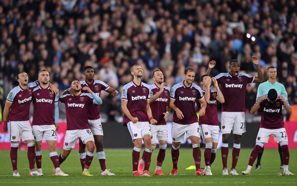 West Ham United v Manchester City - Carabao Cup Round of 16
