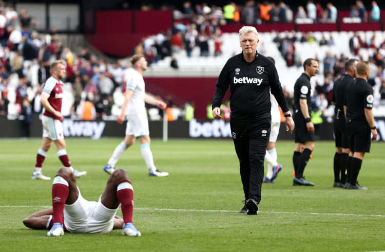 David Moyes pulls no punches when asked about £85k-a-week player's display for West Ham vs Manchester United