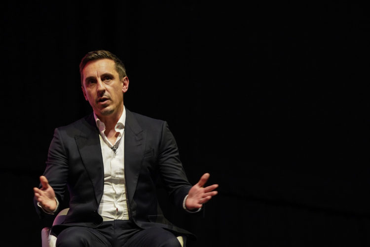 Gary Neville responds to West Ham account over his Declan Rice 'agenda' and clarifies comments