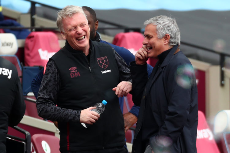 Jose Mourinho's cheeky dig over West Ham deal during photo shoot in bid to force Roma to sign Gianluca Scamacca