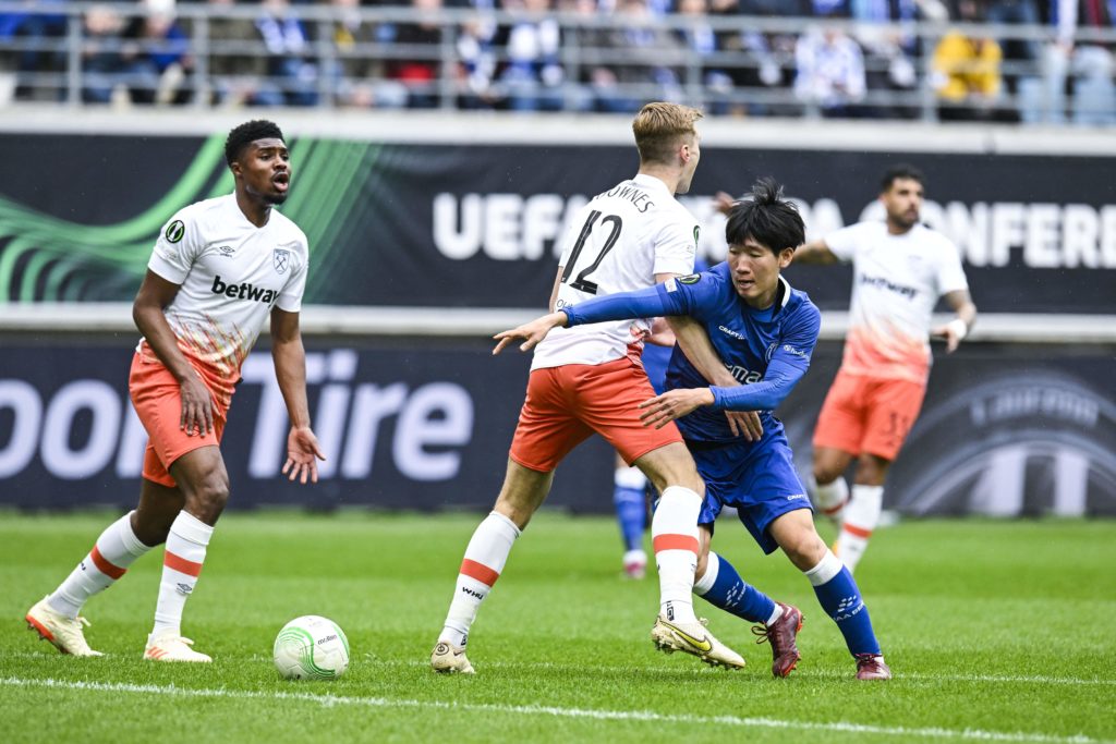 SOCCER CONFERENCE LEAGUE 1/4 FINAL KAA GENT VS WEST HAM